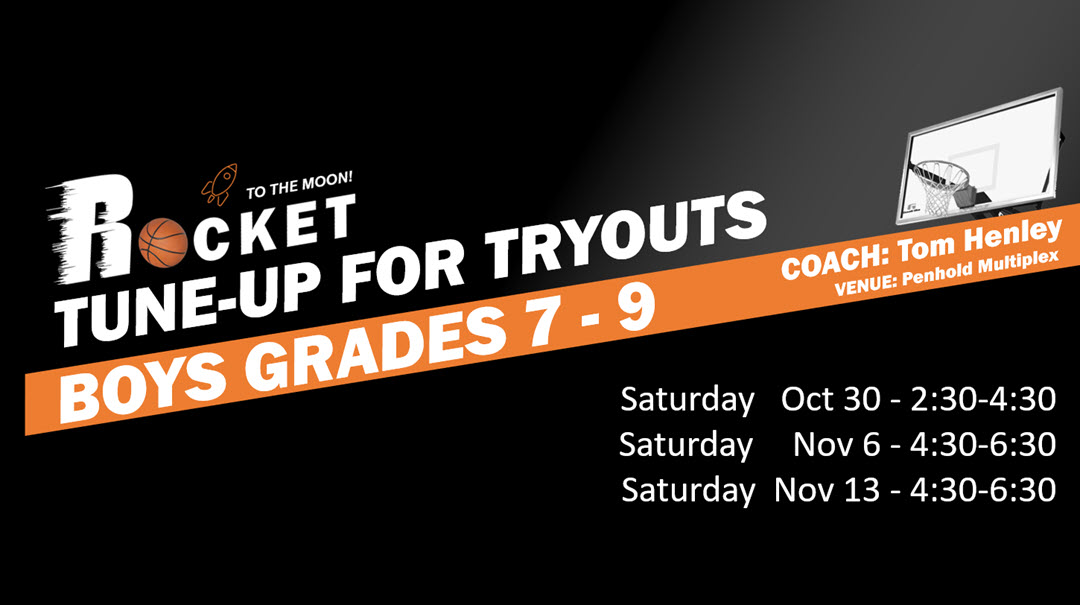 ROCKET Tune-up for Tryouts: Boys Gr 7-9